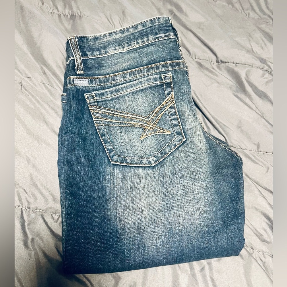 ADA CINCH Blue Denim Jeans NWOT